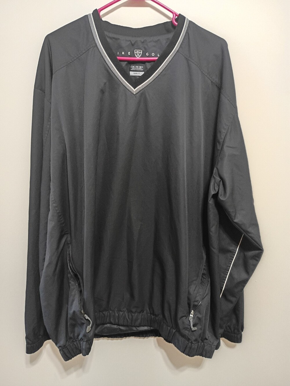 Nike Golf Black Men's V-Neck Pullover Jacket Size XXL